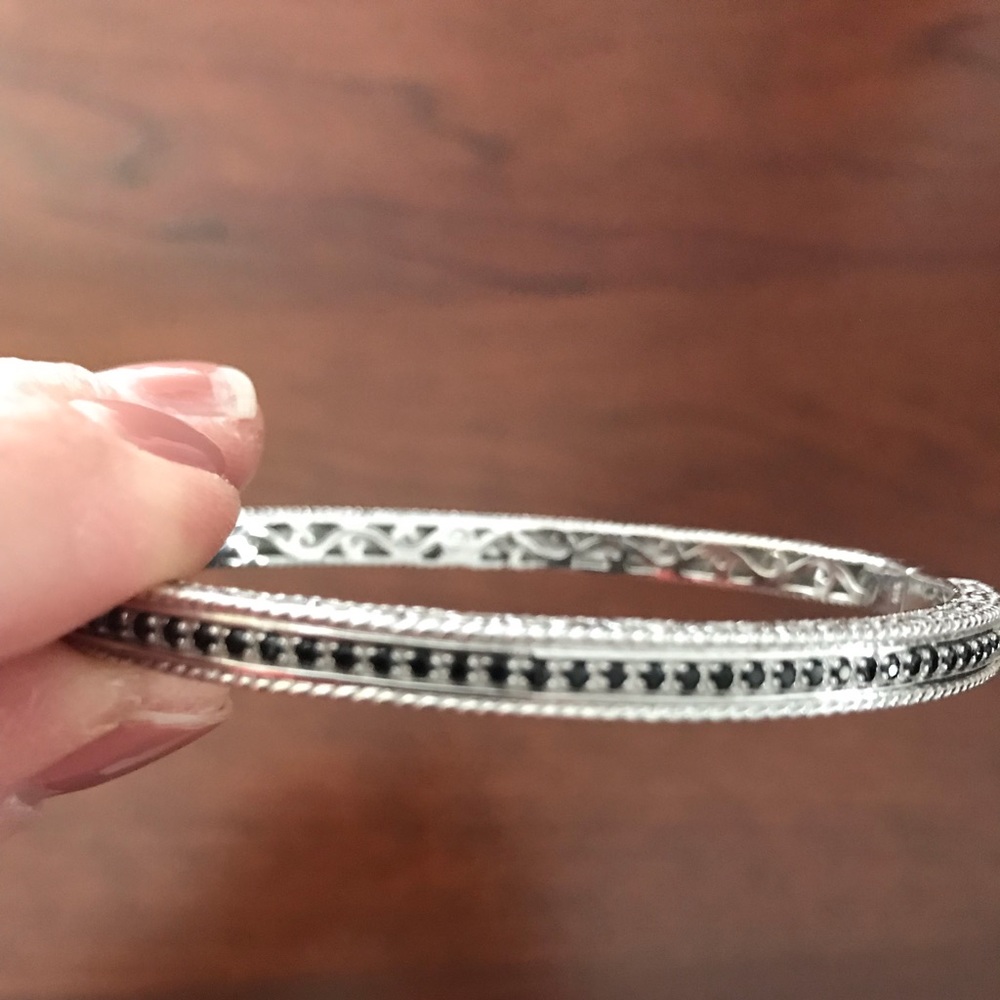 Silver Black Onyx bracelet